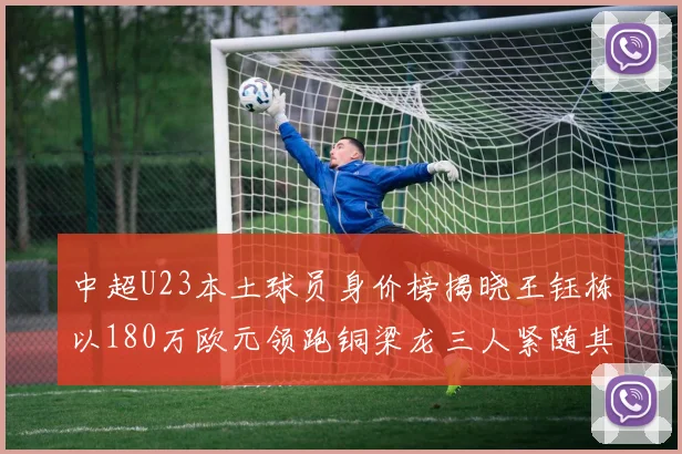 中超U23本土球员身价榜揭晓王钰栋以180万欧元领跑铜梁龙三人紧随其后
